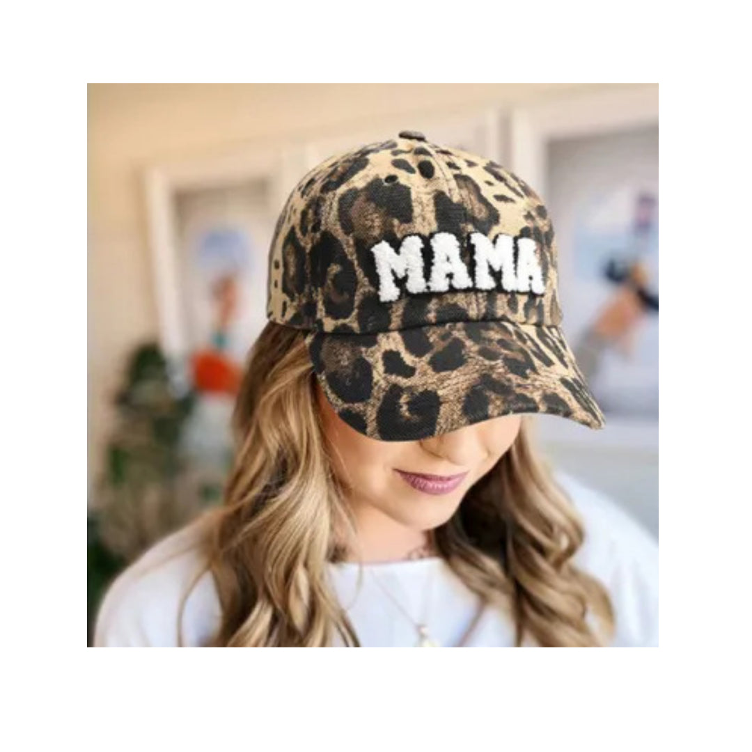 Leopard Mama Baseball Cap